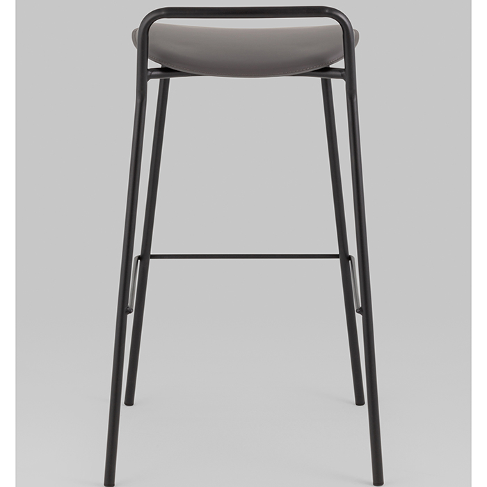 Стул барный Mantis экокожа тёмно-серый Stool Group 9083T dark grey