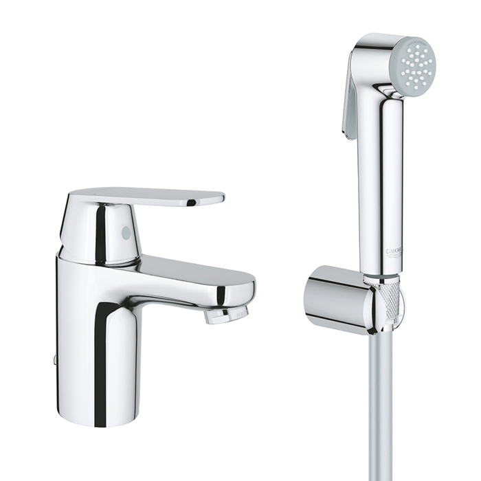 Смеситель для раковины с гигиеническим душем Eurosmart Grohe 23125000