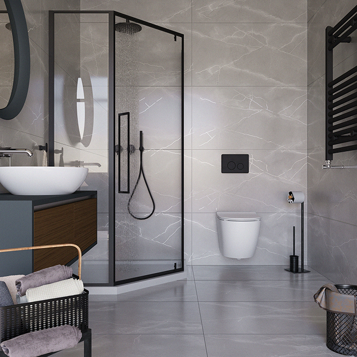 Керамогранит Soft Grey Stone Satin Carving Buono Ceramica SOVL4708V