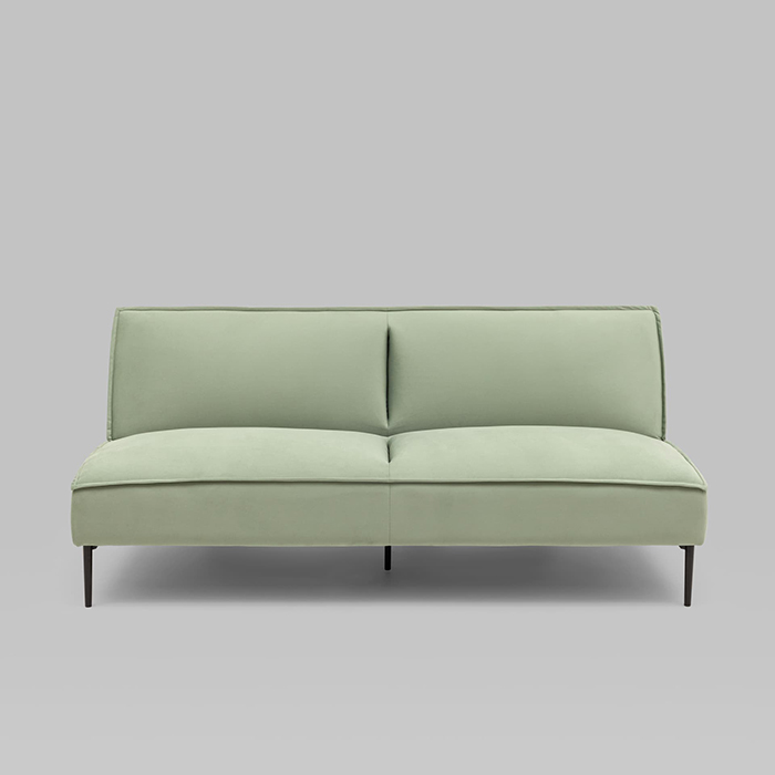Диван прямой Кассель велюр светло-салатовый Stool Group vd-cassel-vl14