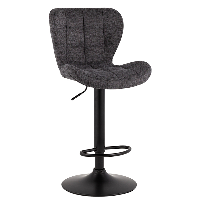 Стул барный Порше серый Stool Group PORSCHE-NP-BLK BREGO#16