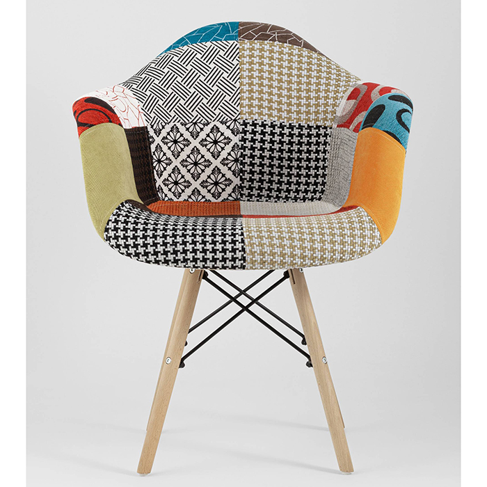 Кресло Eames пэчворк Stool Group Y809