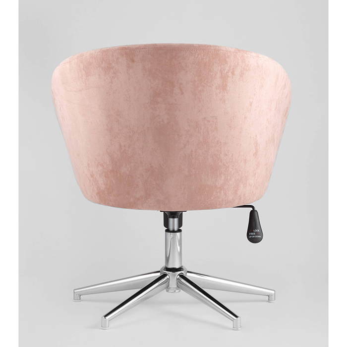 Кресло регулируемое Харис замша пыльно-розовый Stool Group HARRIS HY-78