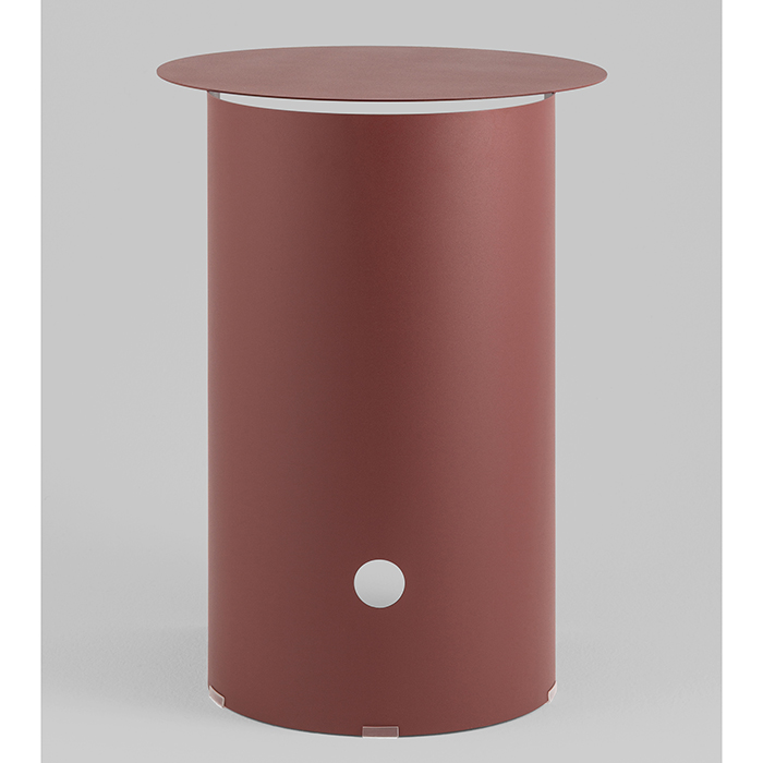 Журнальный столик Floire металл бордовый Stool Group MT-143 DB-032