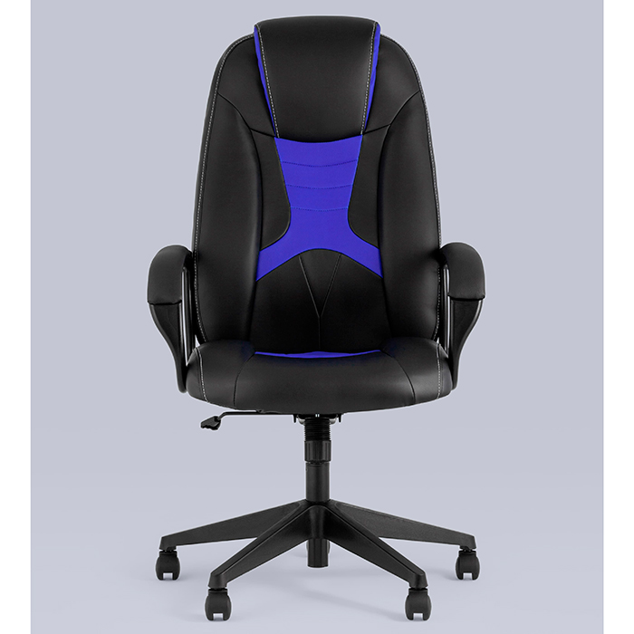 Кресло игровое TopChairs ST-Cyber 8 чёрный/синий Stool Group ST-CYBER 8 BLUE