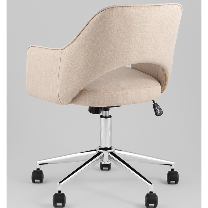 Кресло офисное Кларк рогожка бежевый Stool Group CLARKSON LINEN BEIGE