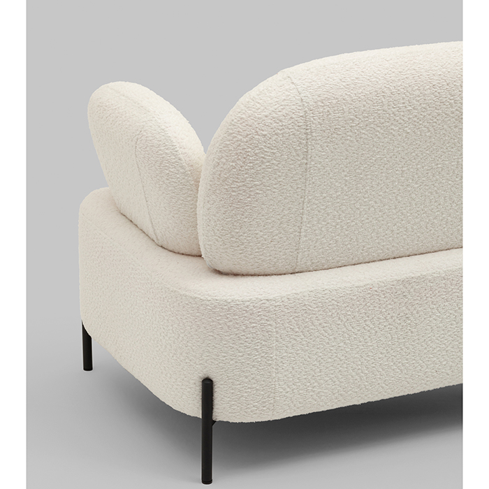 Диван Кэнди букле белый Stool Group vd-dv-candy-cm01