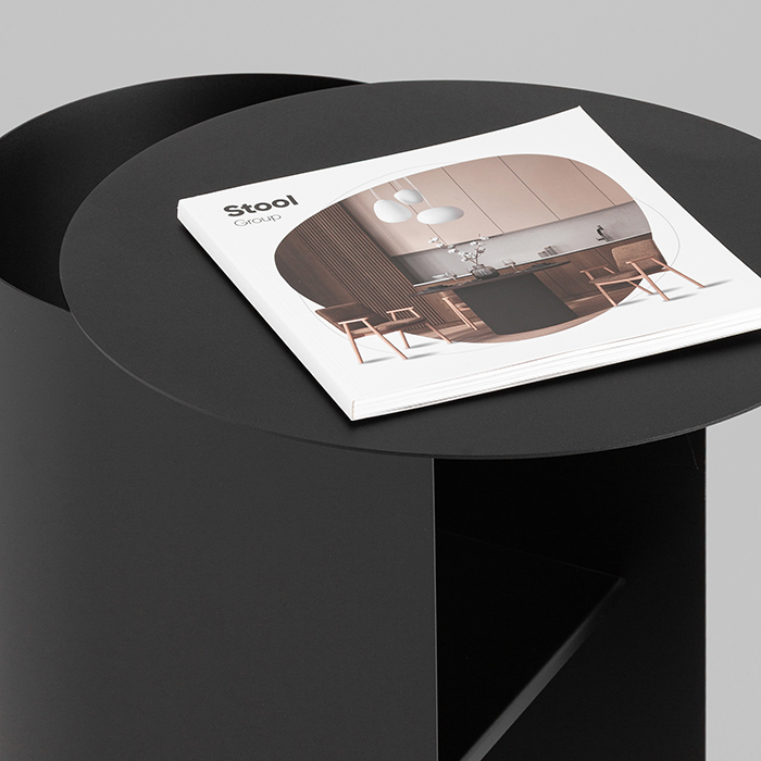 Журнальный столик Floire металл черный Stool Group MT-143 DB-001