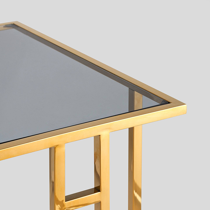Журнальный столик 50х32 Бостон стекло Stool Group EET-061-TG-SK