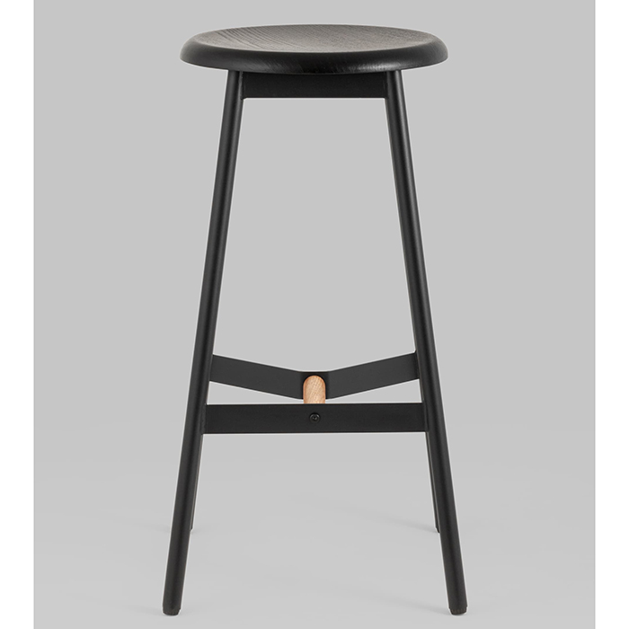 Стул барный Knobb чёрный Stool Group 9117H75 black