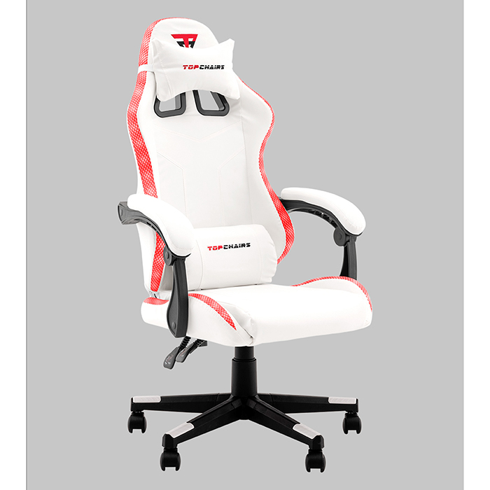 Кресло игровое TopChairs Druid белый Stool Group GF-8062-N white