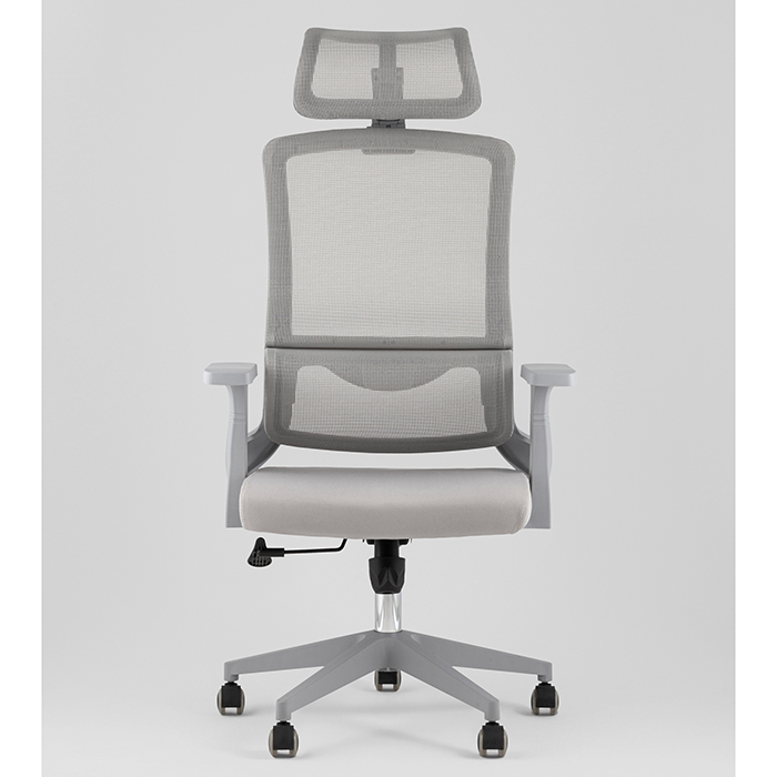 Кресло офисное TopChairs Vantage серый Stool Group WH-978AG grey
