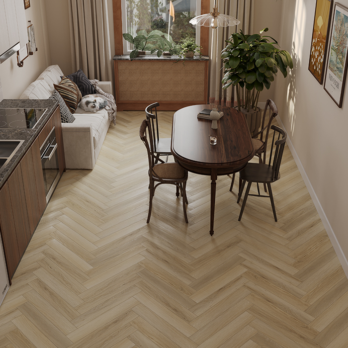 Ламинат Дуб Иония Herringbone Elegant Norland LF303-33