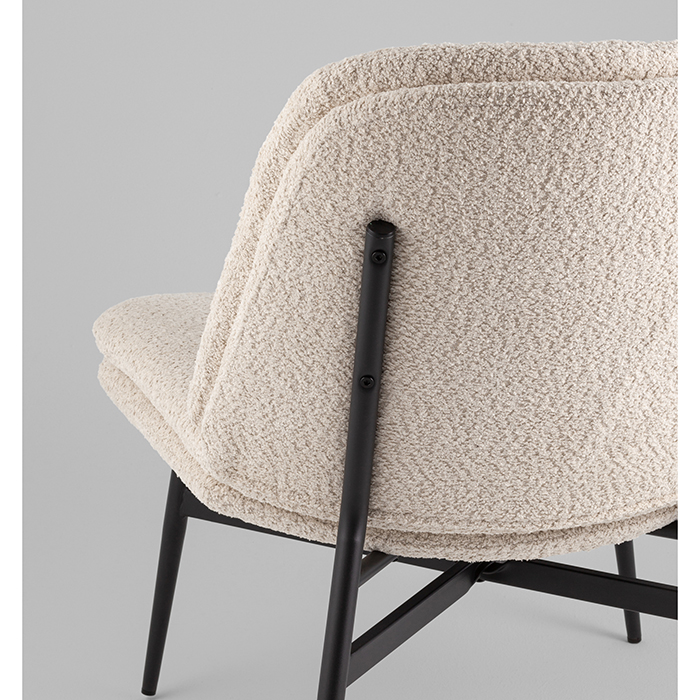 Кресло-лаунж Tail кремовый Stool Group DM5052-1 BMG857-3 cream