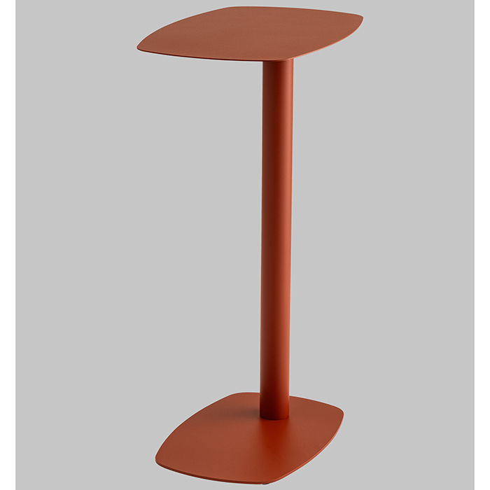 Журнальный столик Eanna L металл красный Stool Group MT-190L DB-008