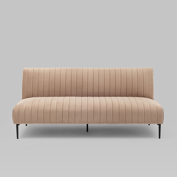 Диван прямой Дрезден велюр бежевый Stool Group vd-drezden-b5