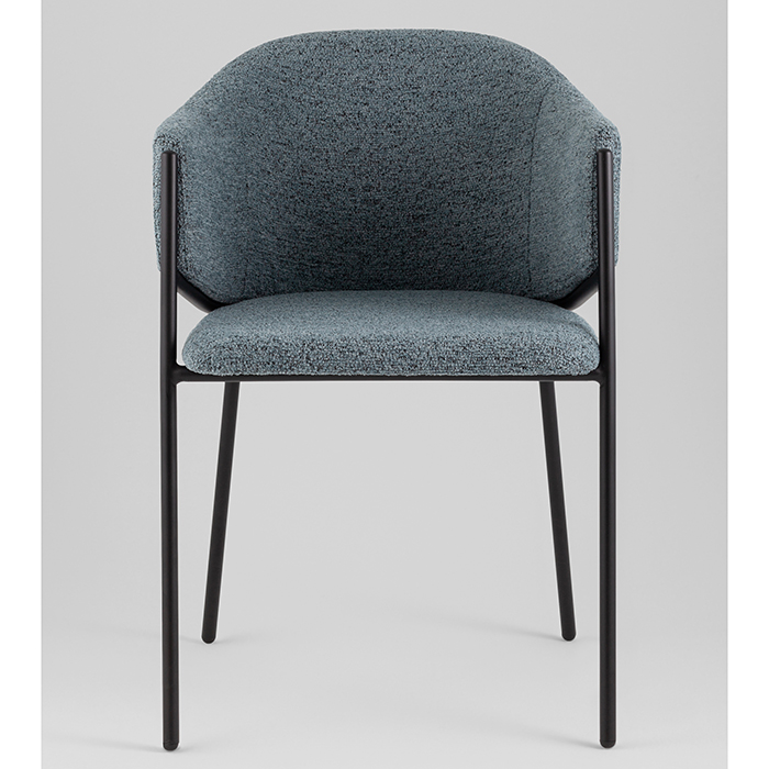 Стул Carmel голубой Stool Group DC-3091 WZ6002-7 black legs