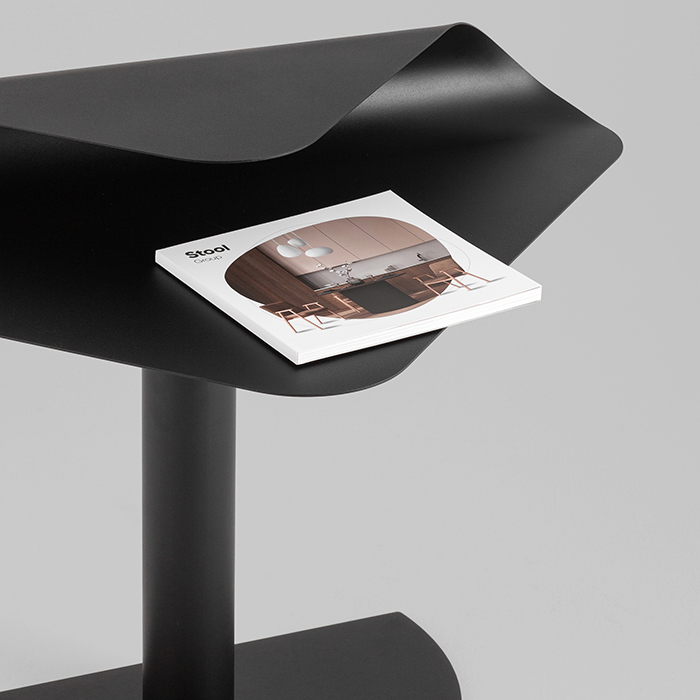 Журнальный столик Cornea металл чёрный Stool Group MT-199 DB-001