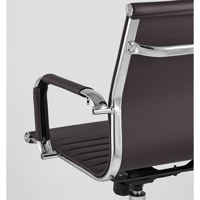Кресло офисное TopChairs City коричневый Stool Group D-101 brown
