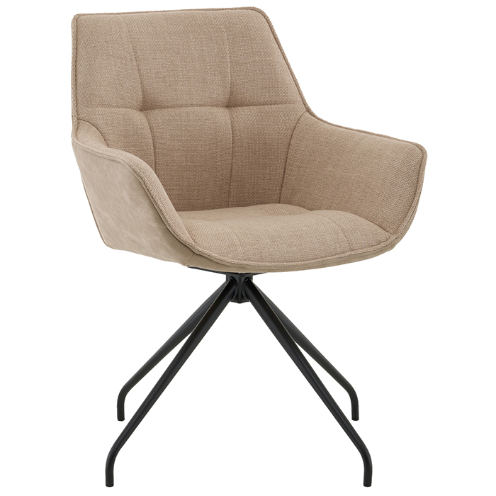 Кресло вращающееся Кимберли рогожка/замша бежевый Stool Group AV 344 W130/K02-K20PM-9005