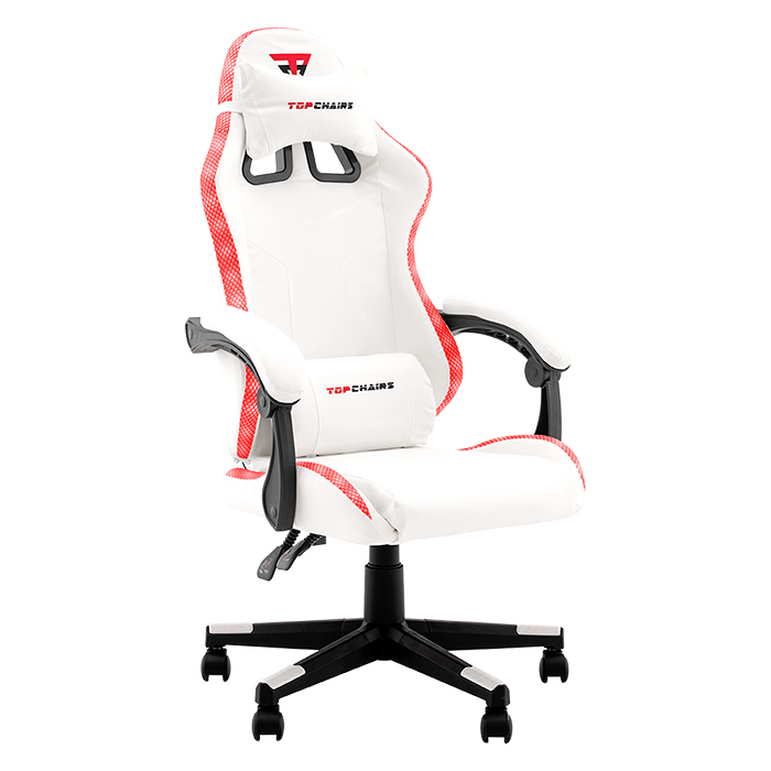 Кресло игровое TopChairs Druid белый Stool Group GF-8062-N white