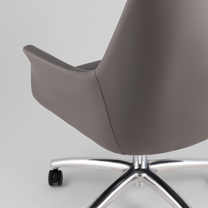 Кресло офисное TopChairs Viking New серое Stool Group A334 920958