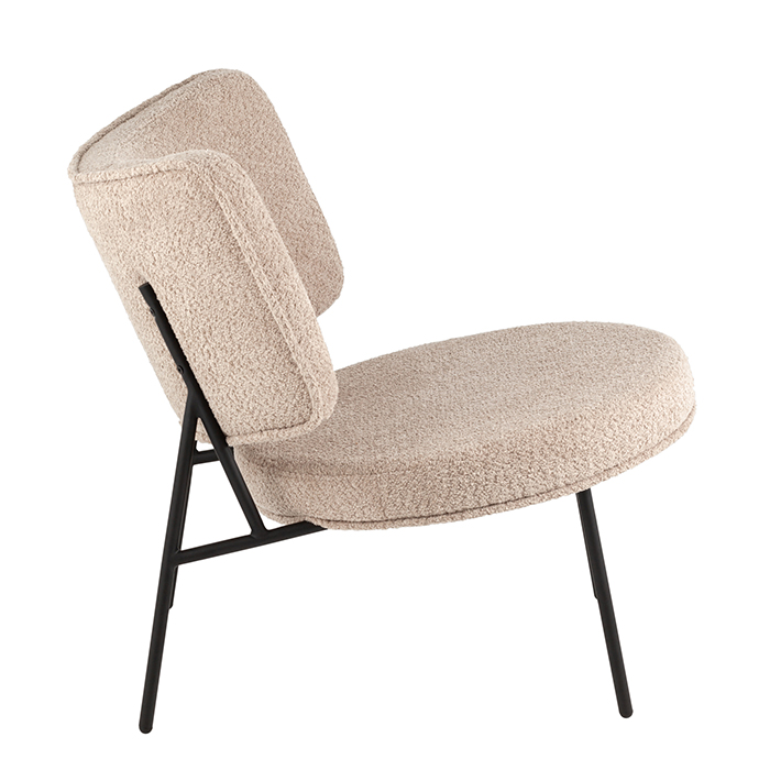 Кресло District Lounge букле капучино Stool Group LV-101-S112-01