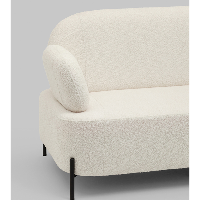 Диван Кэнди букле белый Stool Group vd-dv-candy-cm01