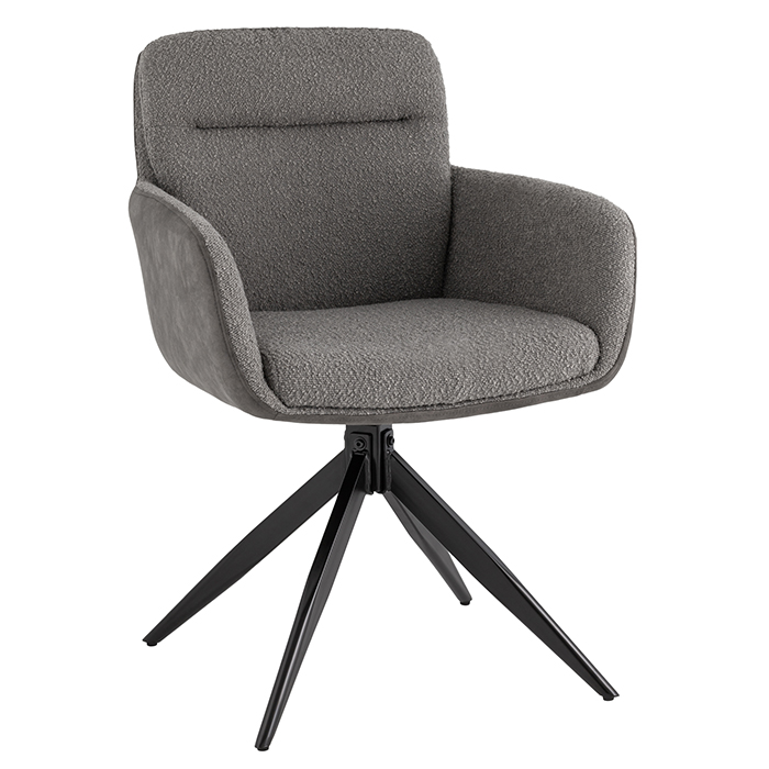 Стул Waldo серый с экокожей Stool Group OS-2319K T358-5mPK970-11