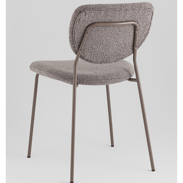 Стул Gigi тёмно-серый букле Stool Group DRC-9155-B URL426-11 Light Brown