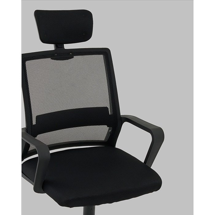 Кресло офисное TopChairs Element чёрный Stool Group OUE-2505 black
