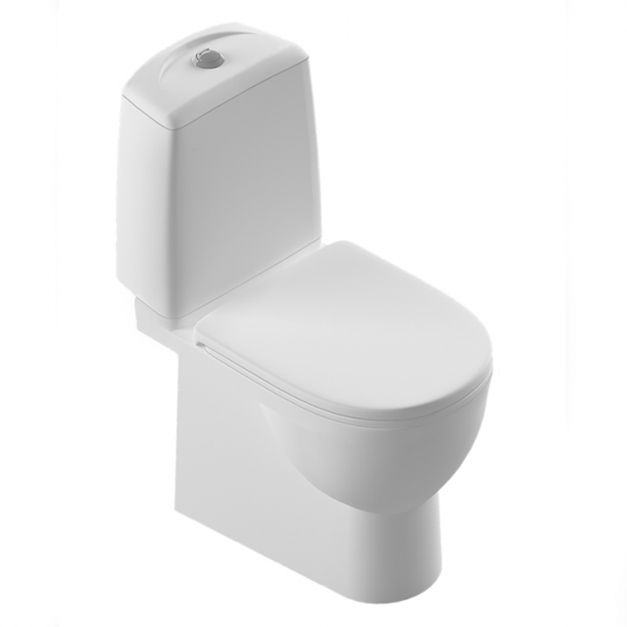 Унитаз напольный S1 Best Basic Sanita Luxe WC.CC/BEST/2-P/WHT.G/S1