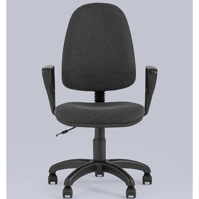 Кресло компьютерное Престиж серое Stool Group prestige_grey