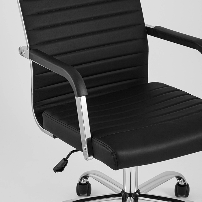 Кресло офисное TopChairs Unit чёрный Stool Group D-109 black