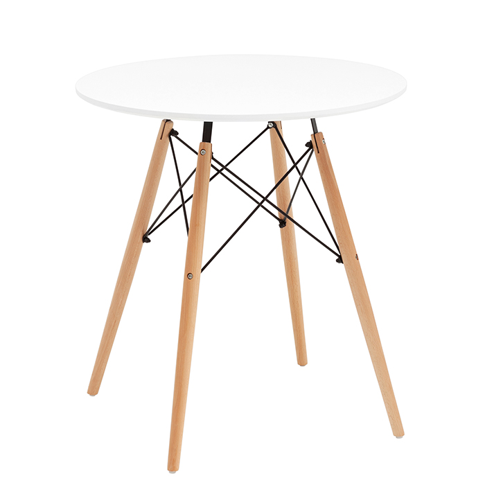 Стол круглый Eames DSW New D70 белый Stool Group T001-70