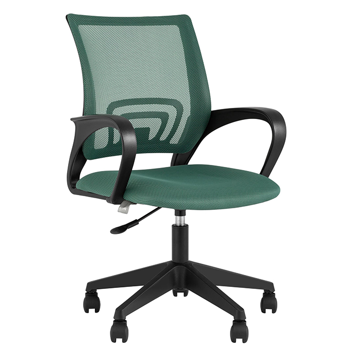 Кресло офисное TopChairs зелёный Stool Group ST-BASIC/GN/TW-30