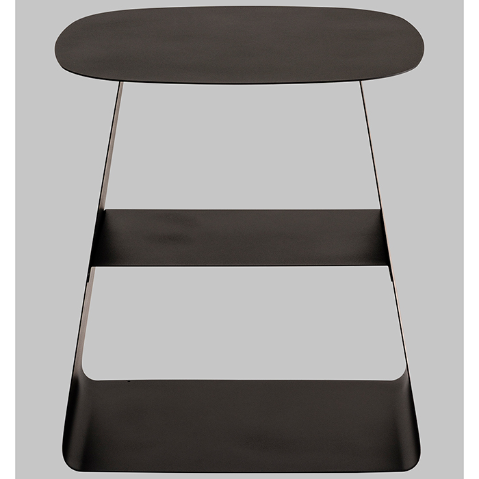Журнальный столик Leyre металл чёрный Stool Group MT-123S DB-001