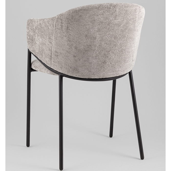 Стул Carmel серый Stool Group DC-3091 3014-17 black legs