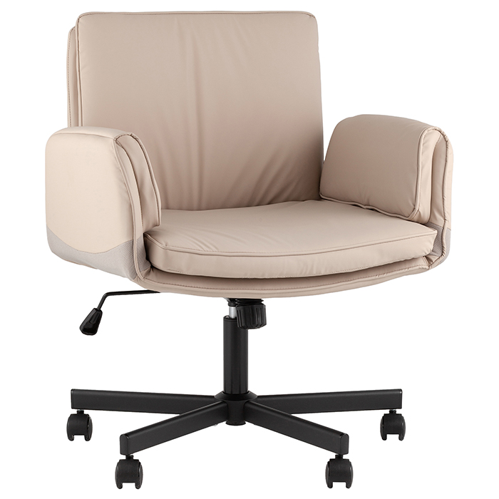 Кресло офисное TopChairs Foldo бежевое Stool Group D-802 beige