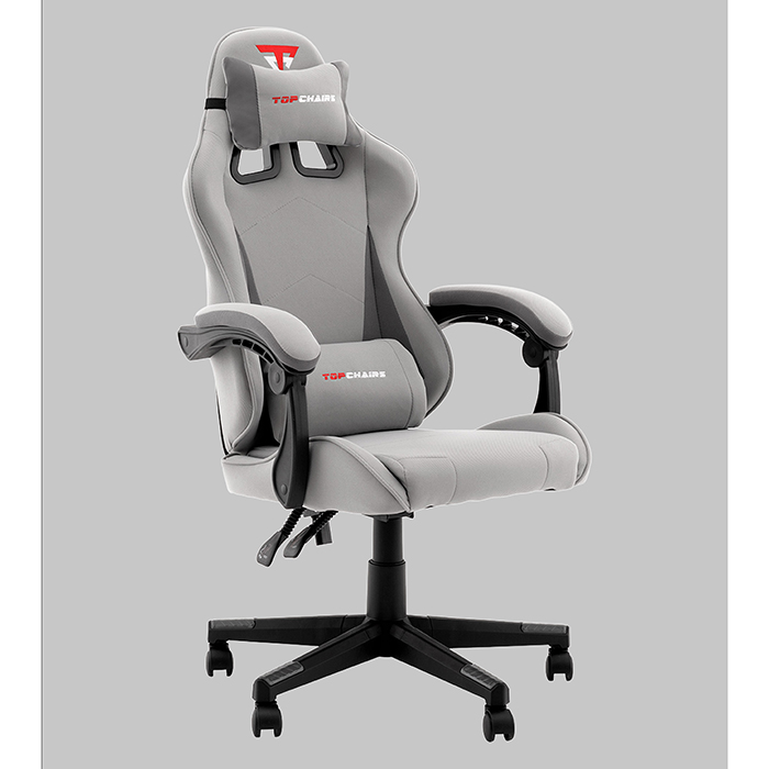 Кресло игровое TopChairs Phantom серый Stool Group GF-D80 TT704+TT706