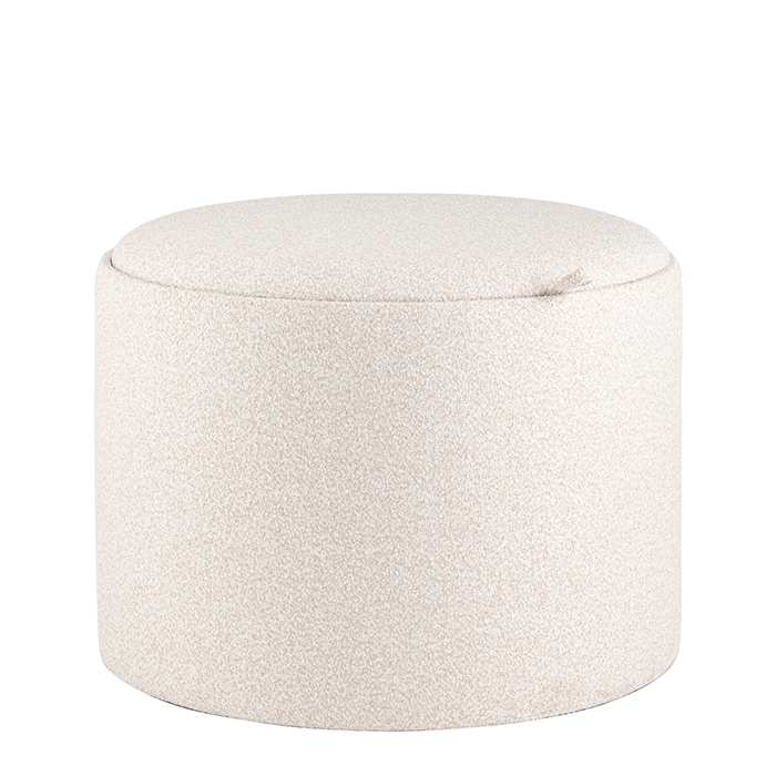 Пуф с ящиком Хюгге L  букле бежевый Stool Group 19B260LXL YX1878-9