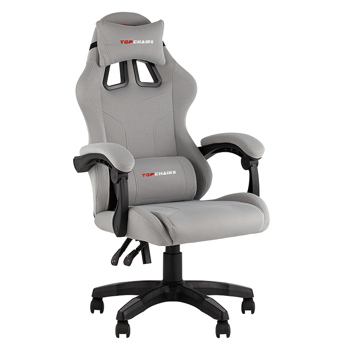 Кресло игровое TopChairs Druid серый Stool Group GF-8062-N TT704