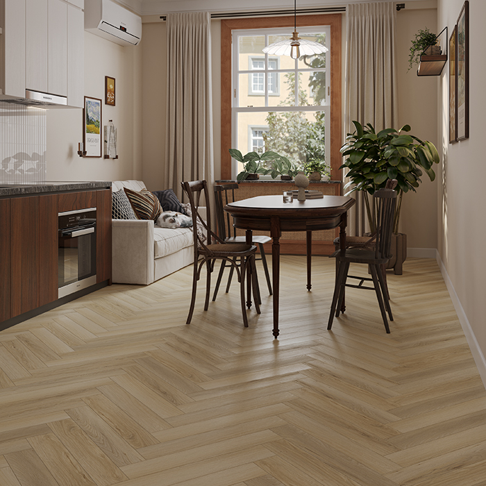 Ламинат Дуб Иония Herringbone Elegant Norland LF303-33