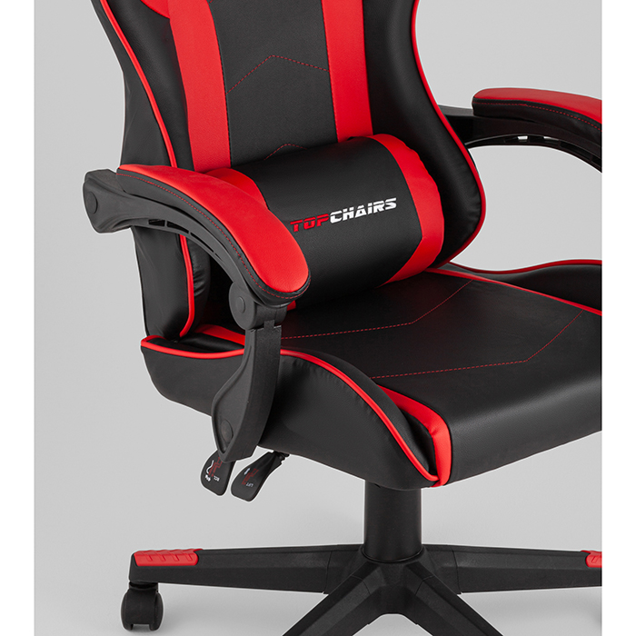Кресло игровое TopChairs Shadow чёрно-красный Stool Group GF-8079 black+red