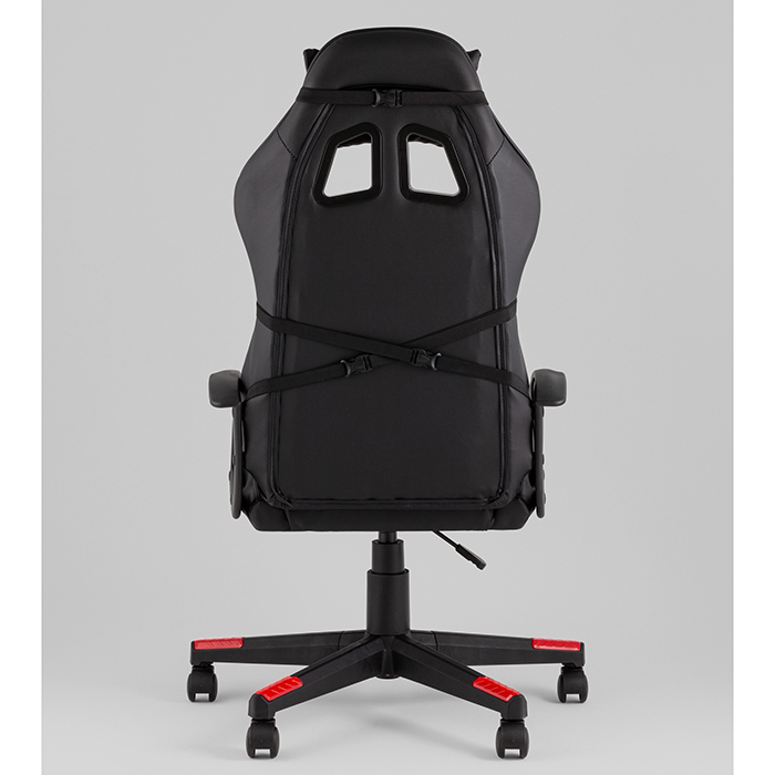 Кресло игровое TopChairs Warden чёрно-красный Stool Group GF-8066-5 black+red