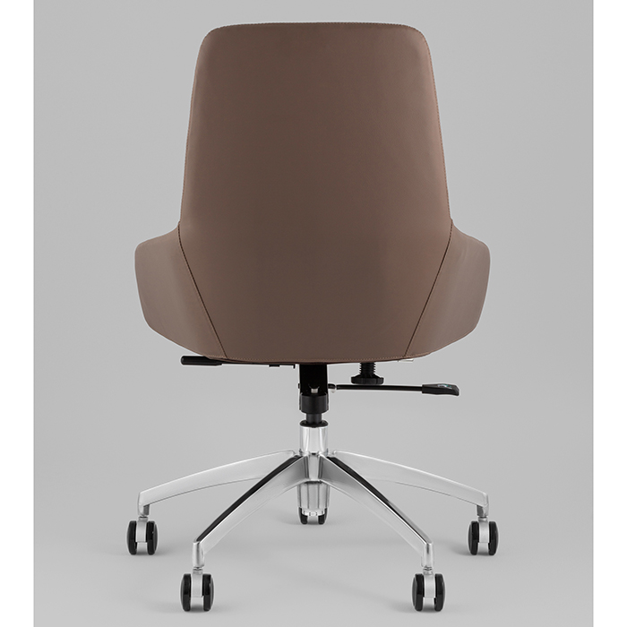 Кресло офисное TopChairs Soulo бежевый/коричневый Stool Group A308-A 8371-6/1