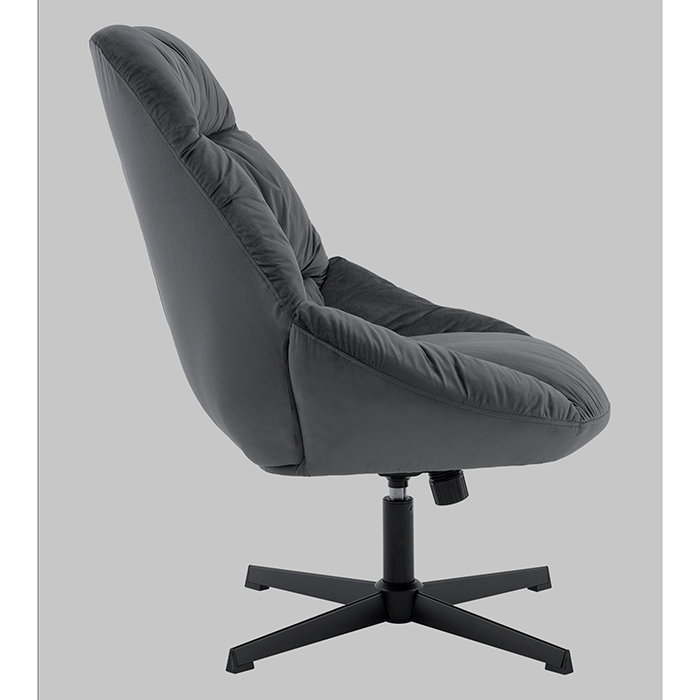 Кресло Оррелл серый Stool Group QH-8347KT HLR-21 dark grey