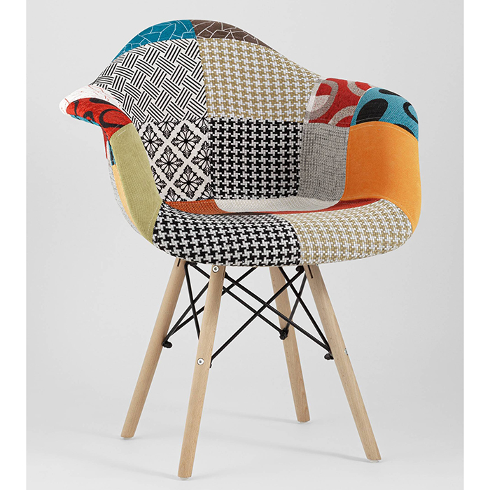 Кресло Eames пэчворк Stool Group Y809