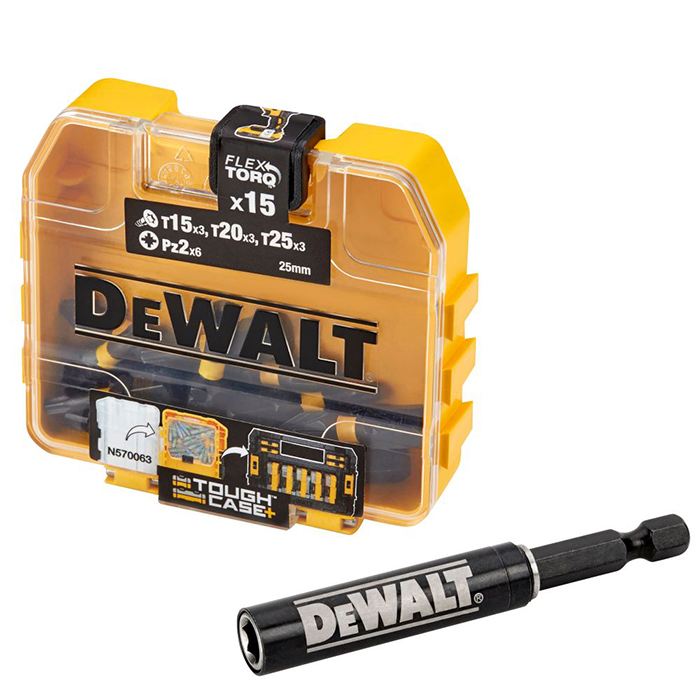 Набор насадок и торцовых головок (16 шт) FlexTorq DeWalt DT70522T-QZ