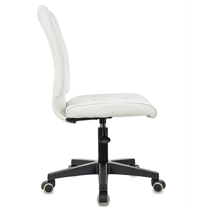 Кресло компьютерное TopChairs ST-Alex молочный Stool Group ST-ALEX/PL/VELV20